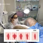ninfoplastia antes e depois