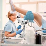 doctor examining woman with colposcope in modern c 2025 01 16 22 12 37 utc