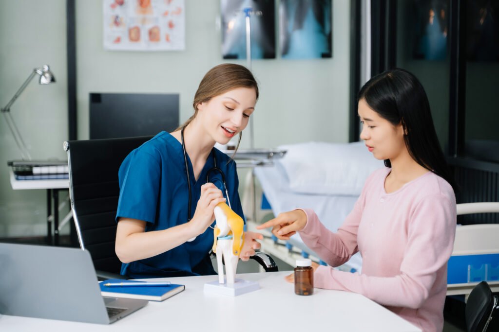female doctor using clipboard is delivering great 2024 11 01 20 34 01 utc