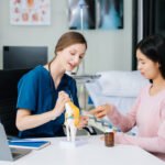 female doctor using clipboard is delivering great 2024 11 01 20 34 01 utc